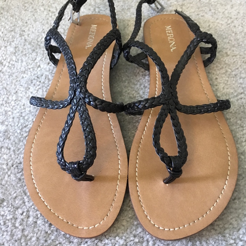 Black sandals